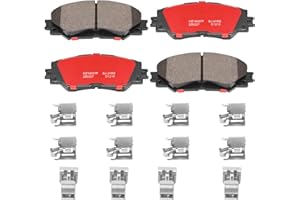 HECHENQICHE Front Ceramic Brake Pads for Lexus HS250h, for Pontiac Vibe, Scion xB, xD, for Toyota Corolla, for Matrix, Prius V, RAV4