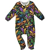 Dussdil Baby One-Piece Footies Newborn Rompers Pajamas Cotton Footed Pjs for Sleep Play Boys Girls
