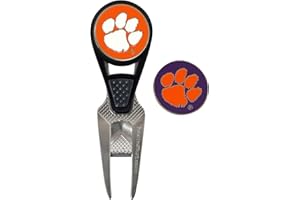 Team Effort Collegiate CVX Ball Mark Repair Tool & 2 Ball Markers