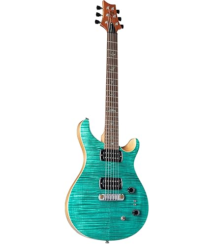 Amazon.com: PRS SE Custom 24-08 Electric Guitar, Turquoise