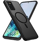 Teayoha for Samsung Galaxy S20 Plus Case,Fit for Magsafe Dual Layer Black | [Military Grade Drop Tested] Shockproof [Fit for Magsafe] Magnetic Tough Rugged Protective Phone Case 6.7-inch,Black