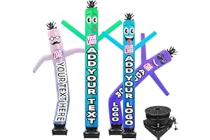 Custom Air Dancers Inflatable Tube Man Set, Personalized Wacky Waving Inflatable Tube Man with Logo/Text for Business Event O