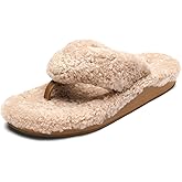 OLUKAI Kipe'a Heu Women's Sandal Slippers, Soft & Comfortable Shearling-Wrapped Straps, Durable Rubber Outsoles for All-Day Wear, Causal & Cute Everyday Style