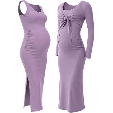 maternity bodycon dress amazon Maternity RibKnit Bodycon Pencil Dress Amazon