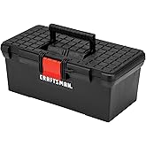 CRAFTSMAN 16-in. Tool Box, Black, Plastic, Lockable (CMST16005)