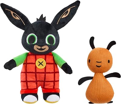 Rainbow Designs Bing & Flop Twin Pack Soft Toys Twin Set Toddlers