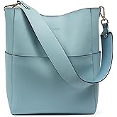 BOSTANTEN Women's Leather Designer Handbags Tote Purses Shoulder Bucket Bags