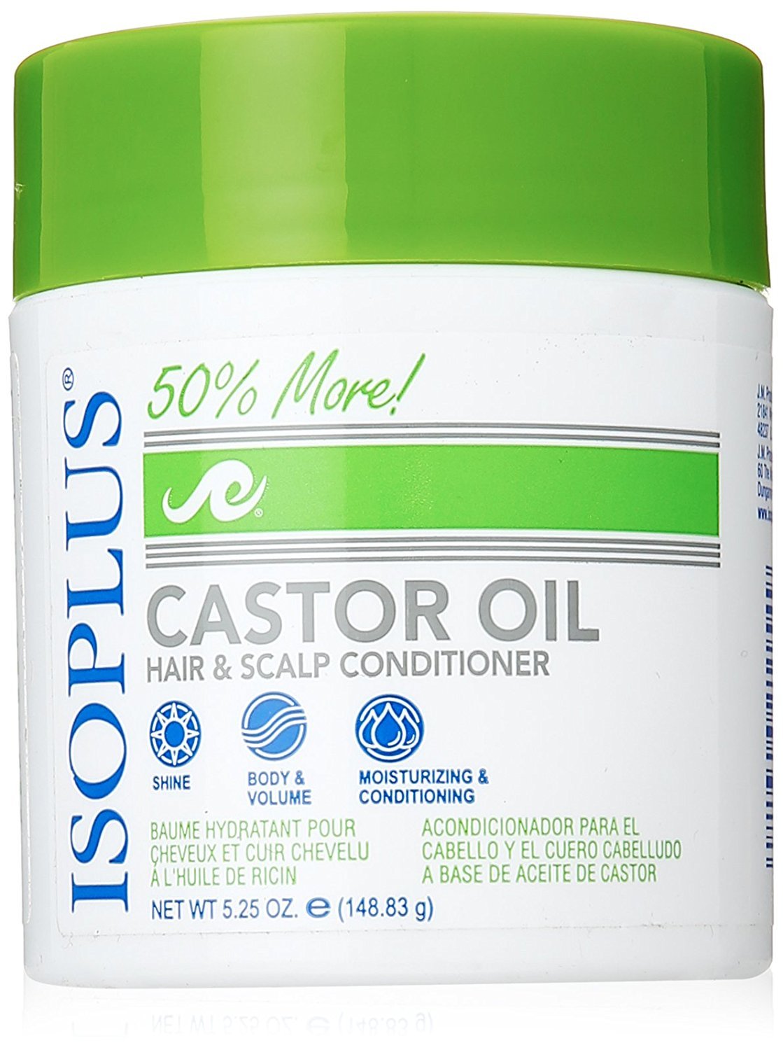 Isoplus Castor Oil Hair & Scalp Conditioner - 148.83g