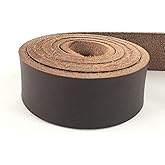 8-9oz Belt Blanks, 1" (2.5 cm) x 70" (178 cm) Long, Brown, Heavy Weight Straps.