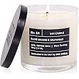 Lulu Candles | Blood Orange & Grapefruit | Luxury Scented Soy Jar Candle | Hand Poured in The USA | Highly Scented Long Lasting (6 Oz.)