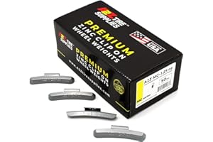 A2Z TIRE SUPPLIES MC Series Hammer on ZINC Wheel Weights Coated (1.25 oz) Box of 50 pcs