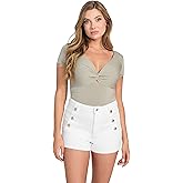 Guess Womens Eco Charlotte Drapped Top