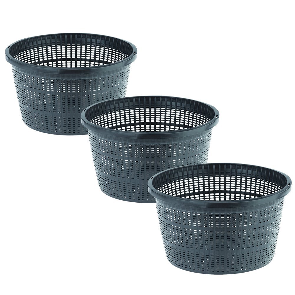 Sponsored Ad – Round Baskets Pond Garden Planting Plants - Pack of 3 (Small 13x11cm)