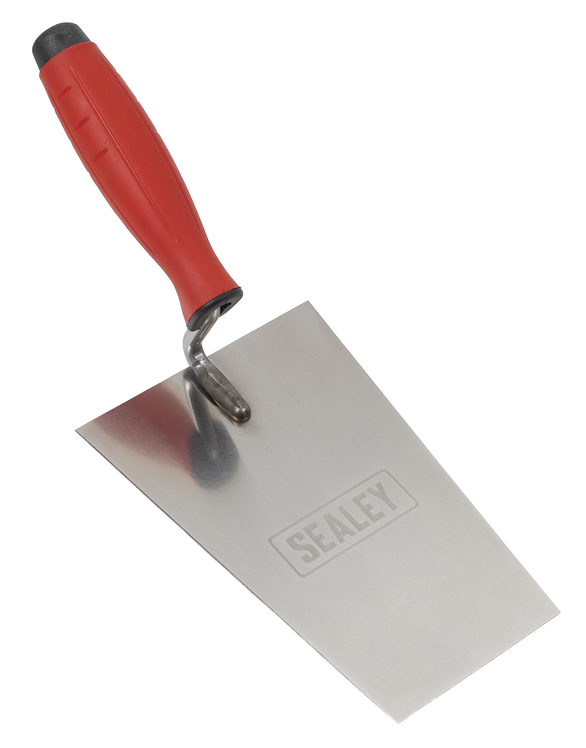 Sealey Stainless Steel Bucket Trowel - Rubber Handle - 180mm - T1204