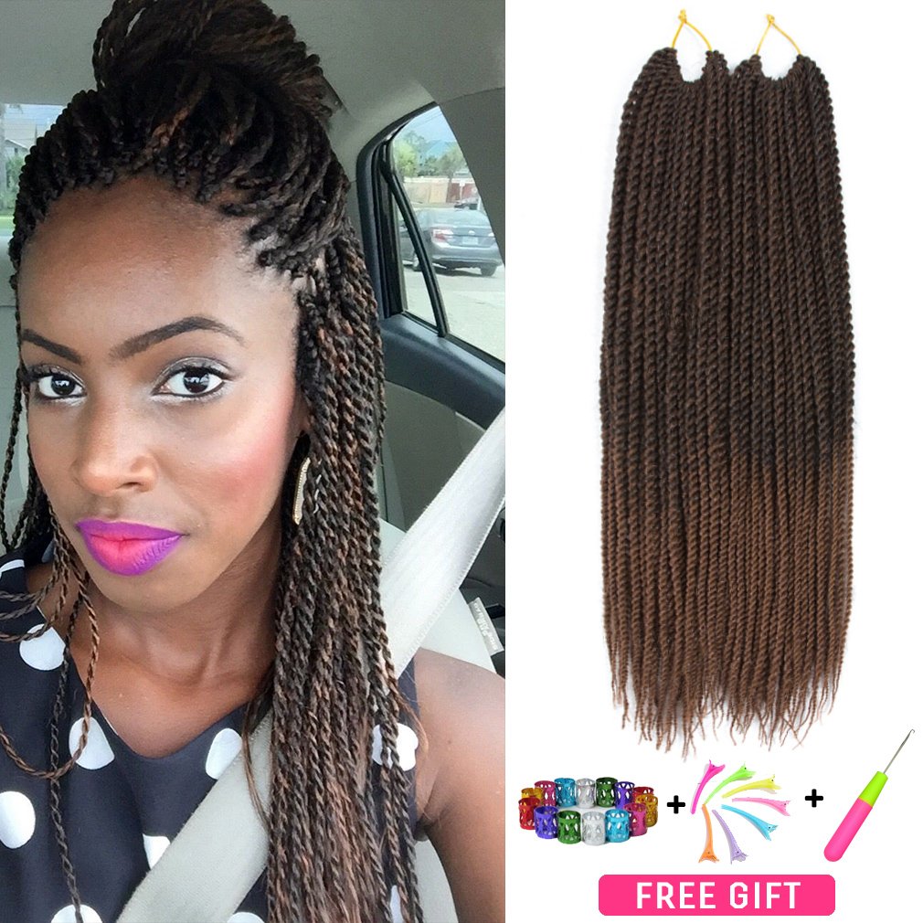 Amazon Com Ombre Senegalese Twist Crochet Braids 20inch