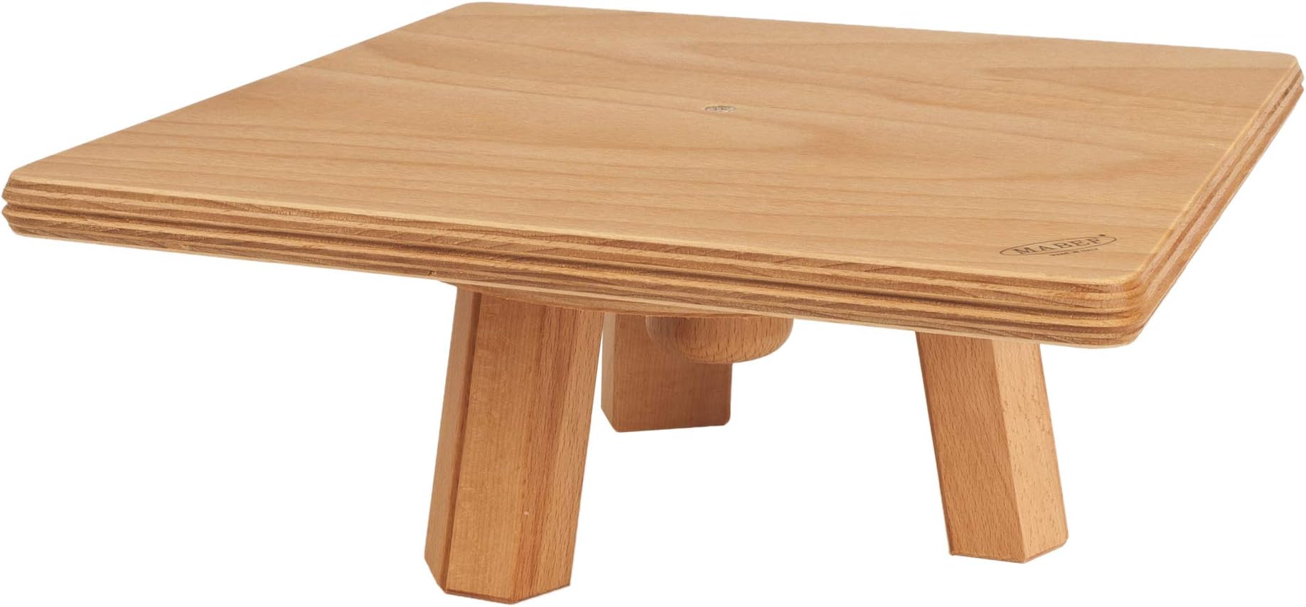 MabefSculpture Table Trestle, Beechwood Brass, Natural