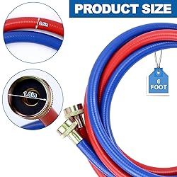 Rubber Washing Machine Hoses 6FT,Universal Washing