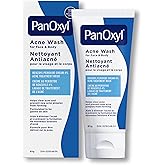 PanOxyl 4% Benzoyl Peroxide Acne Wash, Helps Clear and Prevent Acne, Daily Antibacterial Wash, Gentle, pH-Balanced, 85g