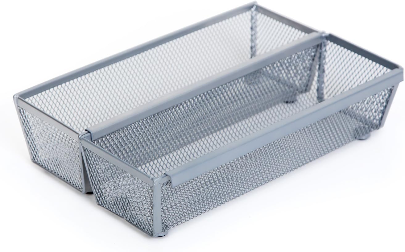 Amazon Com Smart Design Steel Metal Mesh Drawer Organizer W