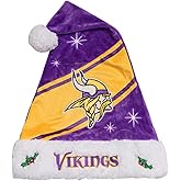 NFL Team Logo High End Holiday Santa Cap Hat