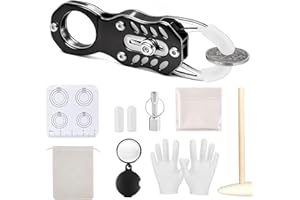 GENERIC Coin Ping Tester Kit, Pocket Pinger Coin Tester, Portable Gold and Silver Coin Sound Resonance and Size Verification Tool for Coin Collectors