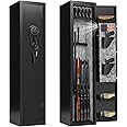 KAER 5 Gun Safe,Gun Safes for Home Rifle and Pistols,Rifle Safe,Gun Cabinet,Gun Cabinets for rifles and shotguns for Rifles and Shotguns,Rifle Safes for Home with Removable Shelf,Assembled