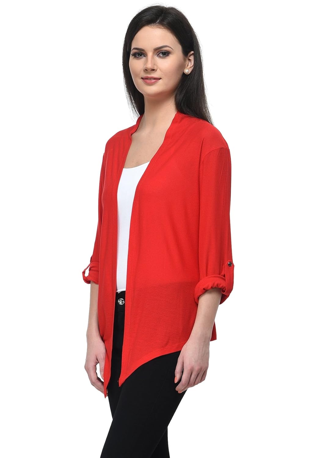 frenchtrendz women viscose crepe shrug