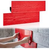 Gisafai Wood Grain Concrete Stamp Mat, Polyurethane Wood Plank Texture | 28" x 12", Flexible Polyurethane Mat, Reusable When Cleaned, Handled Stamping Control, Patio and Walkway Projects