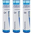 Boiron Chamomilla 6c to Alleviate Irritability, Restlessness, and Occasional Sleeplessness at Night - Pack of 3 (240 Pellets)