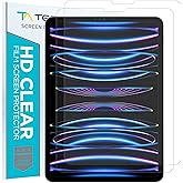 Tech Armor for iPad Pro 11 (2020, 2018), Anti-Glare Screen Protector 2 Pack | Matte/Anti-Fingerprint Plastic Film PET, Not Glass, For Drawing, Writing, Note-taking like on Paper, Reduces reflections