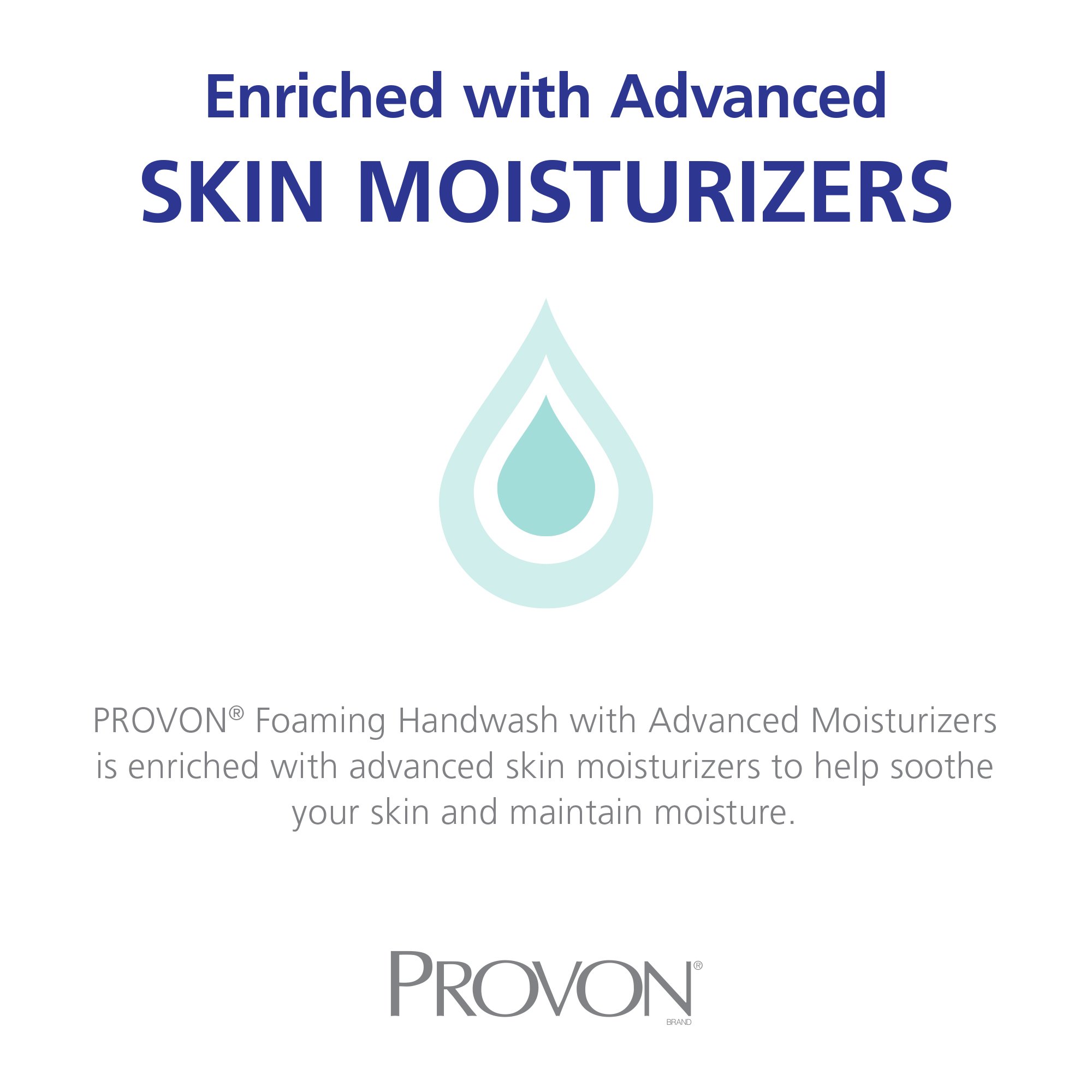 GOJO PROVON Foaming Handwash with Advanced Moisturizers, Cranberry Fragrance, 1200 mL Foam Hand Soap Refill for PROVON TFX Touch-Free Dispenser (Pack of 2) - 5385-02