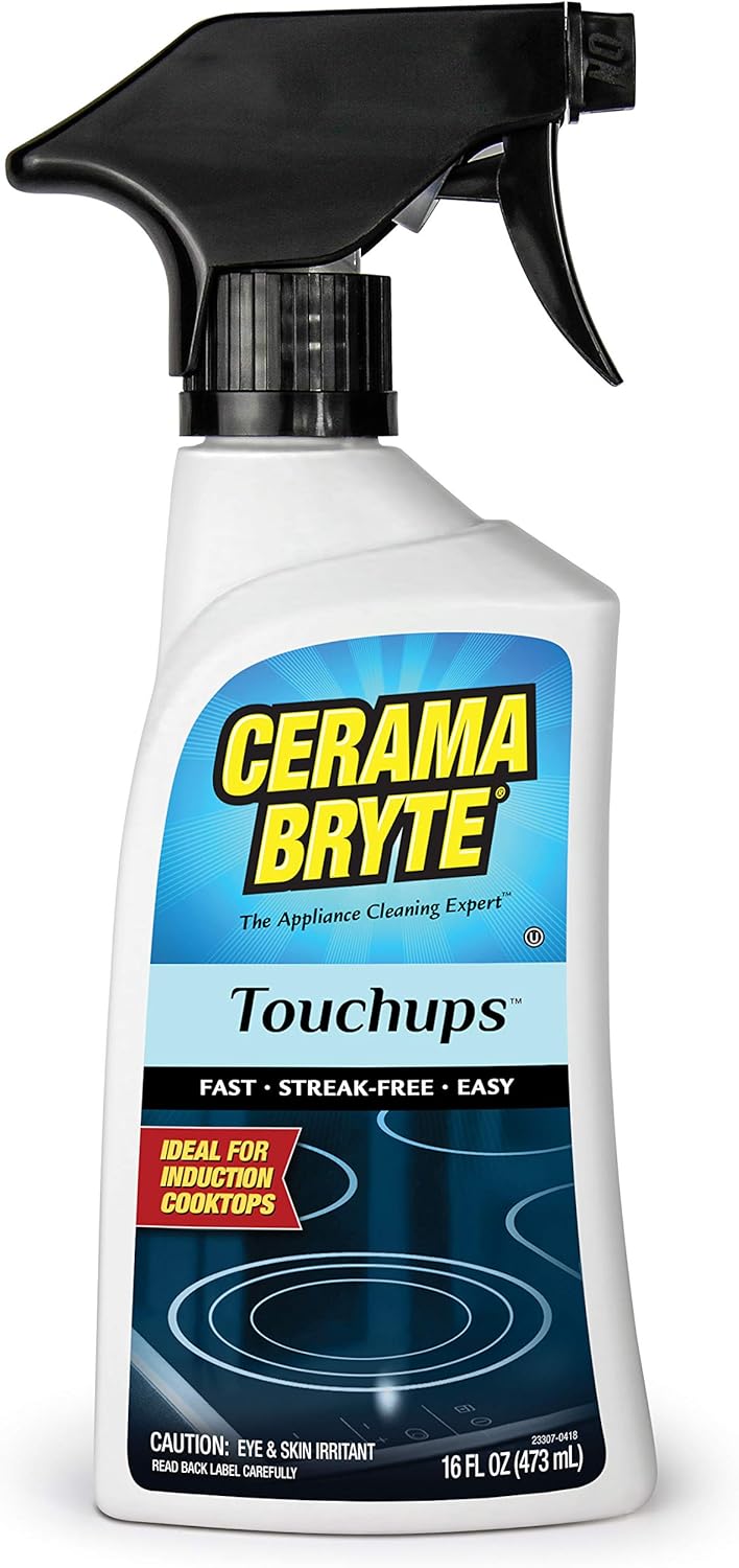 Cerama Bryte Touchups GlassCeramic Cooktop Cleaner Spray, 6 Count