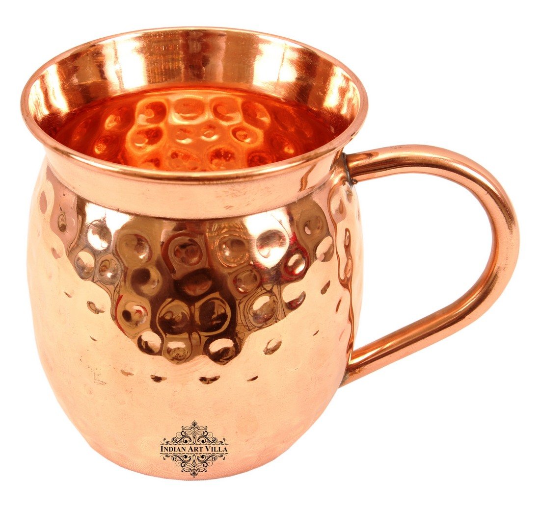 Buy Indian Art Villa 3 9 X 3 5 Copper Big Top Round Hammered