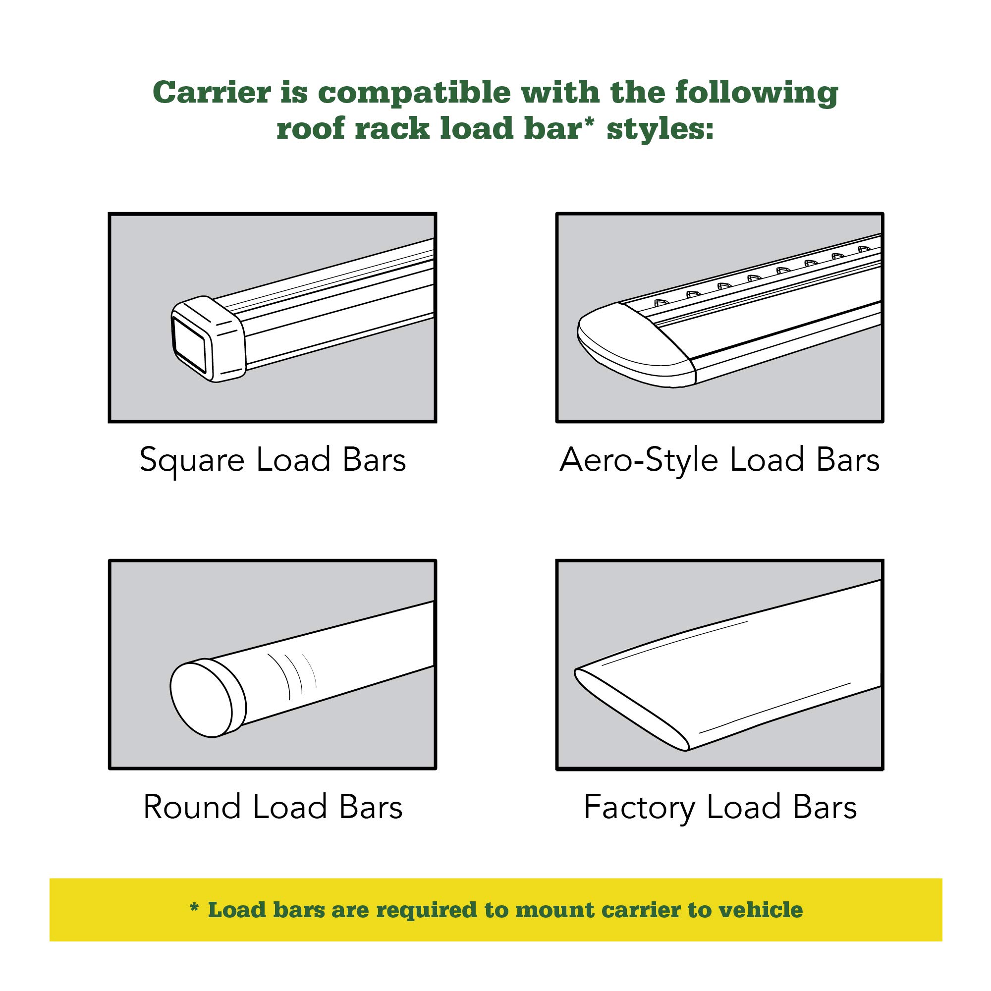SportRack Vista XL Rear Opening Cargo Box,Black