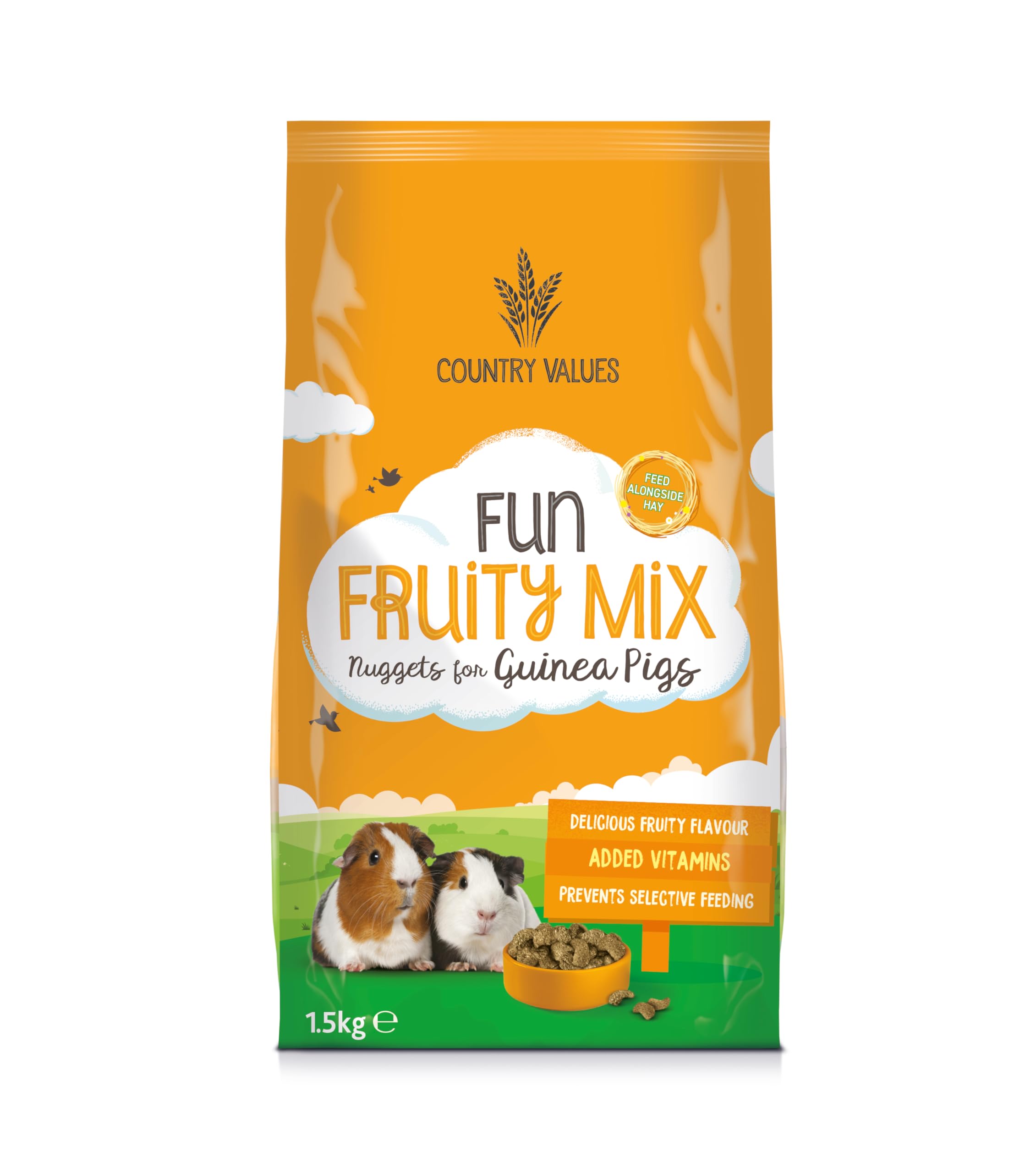 Country Value Fruity Nuggets for Guinea Pigs 10 kg