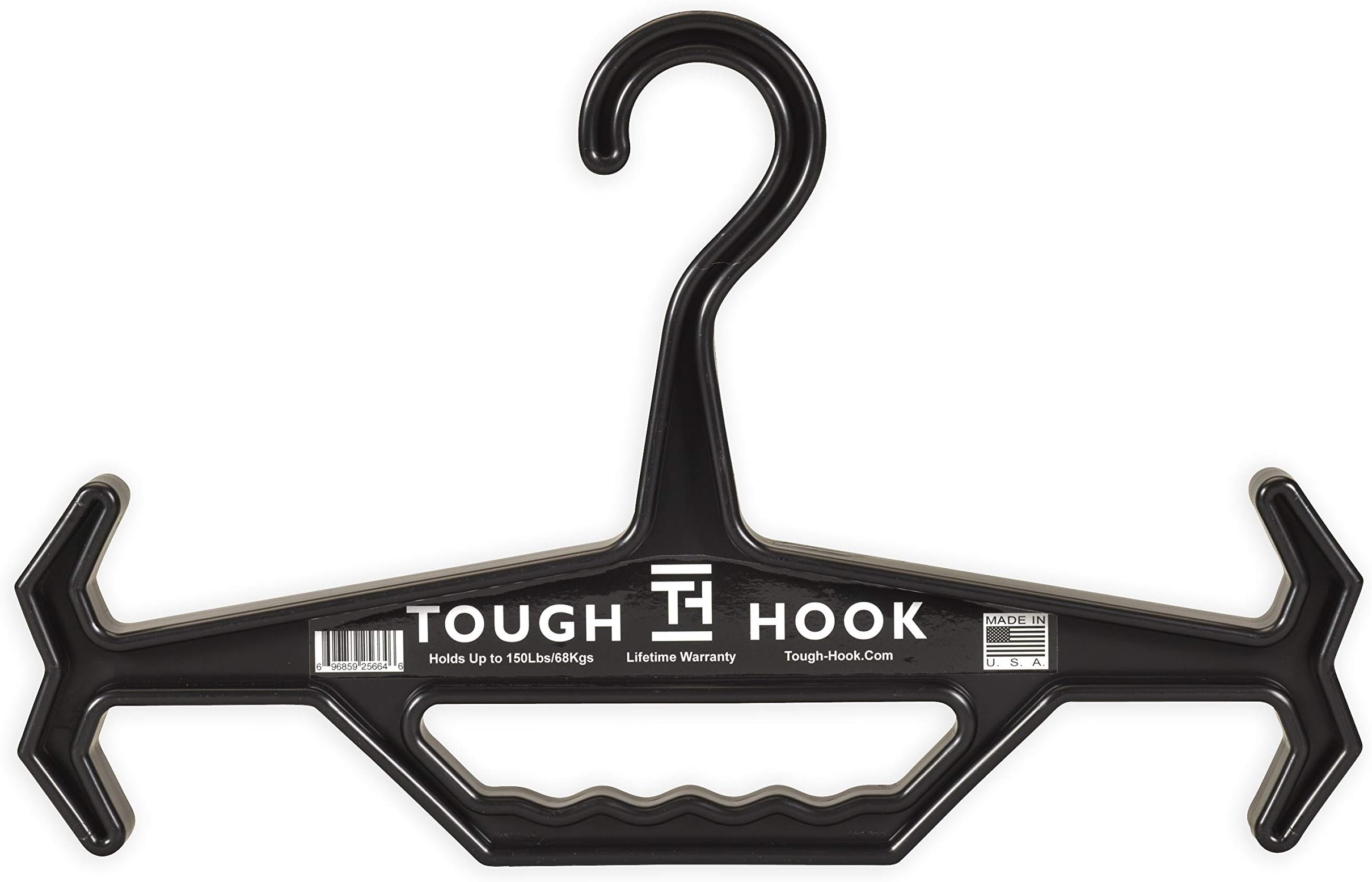Tough Hook | Heavy Duty Hanger | 150 lb Load Capacity | Hang Scuba Wear, Tactical Equipment, Ballistic Vest, Body Armor, Plate Carrier, Hunting and Motorcycle Gear