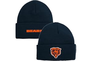 OUTERSTUFF NFL Kids Youth 8-20 Officially Licensed Sideline Sport Knit Cold Weather Cuffed Beanie Hat