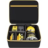 Tanmqin Router Tool Case for DEWALT 20V Max XR (DCW600B) for Makita XTR01Z | Portable Storage Protective Bag for Accessories，Easy Carrying from Home Storage to Jobsite Use（Bag Only）Black