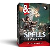 Dungeons &amp; Dragons Reference Cards - Spells (Levels 0-1) | D&amp;D Accessories