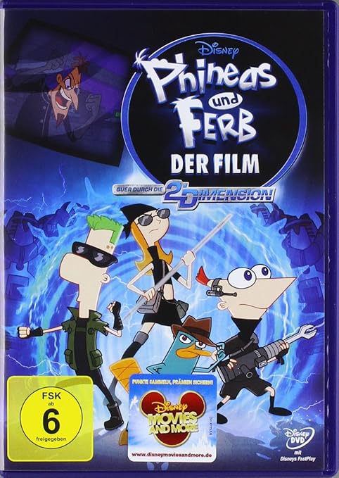 Phineas And Ferb Der Film Quer Durch Die 2 Dimension Amazon De Brad Lewis Vincent Martella Thomas Brodie Sangster Jon Colton Barry Dee Bradley Baker Ashley Tisdale Dan Povenmire Jeff Swampy Marsh Richard O Brien Caroline Rhea