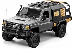 YAZHIYI MN82S RC Rock Crawler, 2.4Ghz Toyota Remote Control Truck, 4WD 2 Speeds Switch RC Crawler Off-Road Pick-up with 2 Upgraded 1200mah Battery, 1/12 Scale Trucks (with Gift)