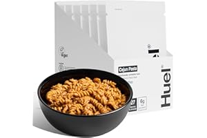 Huel Hot and Savory Meal Packs | Cajun Pasta | Up to 25g Protein Plant Based Instant Meal | 27 Vitamins and Minerals | 100% Nutritionally Complete | 7 Pack