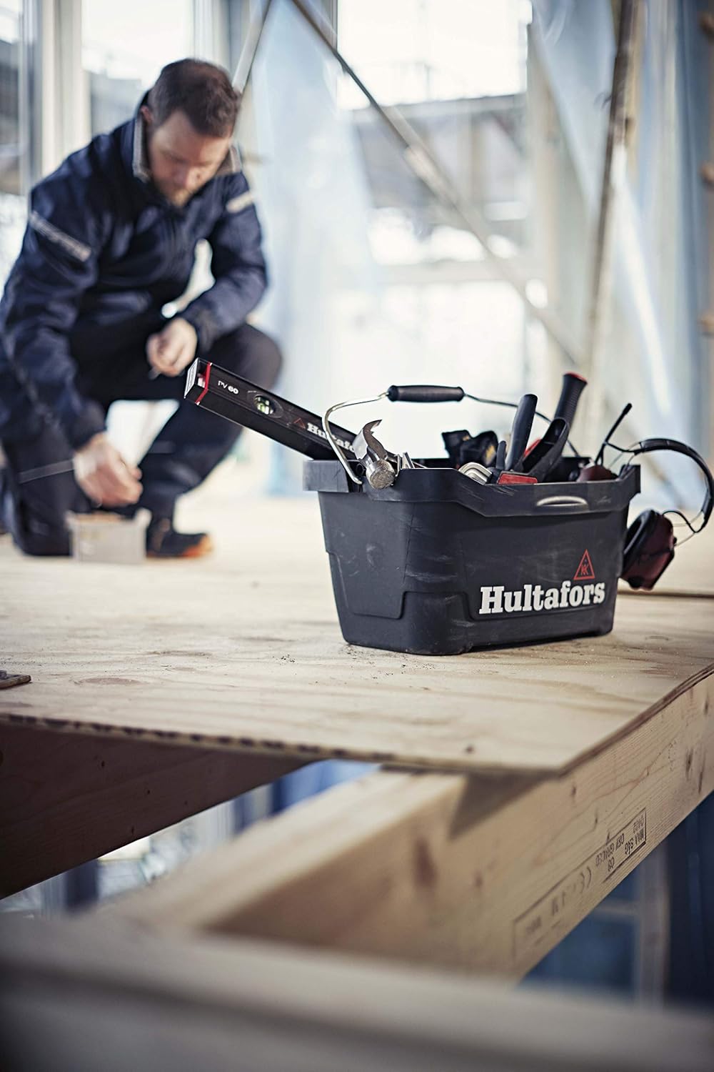 Hultafors Tool Bucket 15 litres I I Holds up to 100 kg, Black, 1 Werkzeugeimer - Image 5