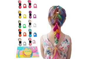 HAIOLORPRO 10PCS Hair Chalk for Girls, Temporary Hair Color Washable, Temporary Hair Dye for Kids Women Men, Gifts for Teenage Girls, Gifts for 6-10 Year Old Girl