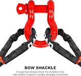 FreeTec 3/4" Bow Shackles 4.75 Ton D Ring Heavy Duty Galvanized Lifting 2 Pack view 7