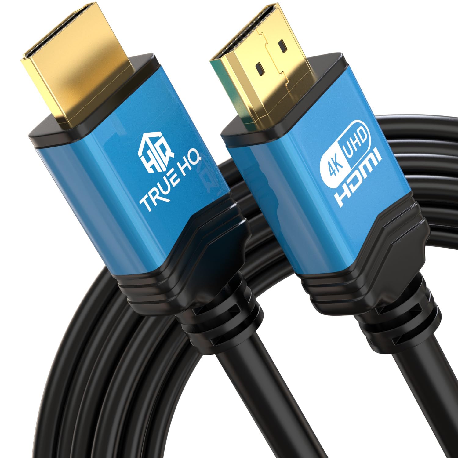 True HQ HDMI Cable 20M, 4K Ultra HD 60Hz High Speed HDMI 2.0 Lead (18Gbps) with HDR10, ARC, HDCP 2.2 & Ethernet – Long HDMI Cable for TV, Projector, Monitor, PS5, Xbox