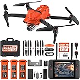 Autel Robotics EVO II PRO RTK V3 w/Real-time Centimeter-Level Positioning | S-ony 1'' 6K/30fps HDR Camera, GNSS Base Station &amp; PPK Support, Remote ID, 38 Min, 15KM, for Mapping/Urban Planning/Searching