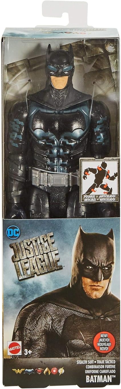 Justice League- Figura Batman, Multicolor, 30 centímetros (Mattel FPB51) , color/modelo surtido: Amazon.es: Juguetes y juegos