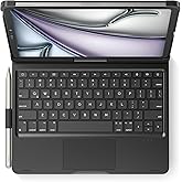 edaiser Swivel Keyboard Case for 2025 iPad (11th-10th)& iPad Air 11-inch (M2-M3)& iPad Air 5/4th Gen & iPad Pro 11 inch (4th-1st); Rotatable Cover with Pencil Holder Trackpad Backlit, Black