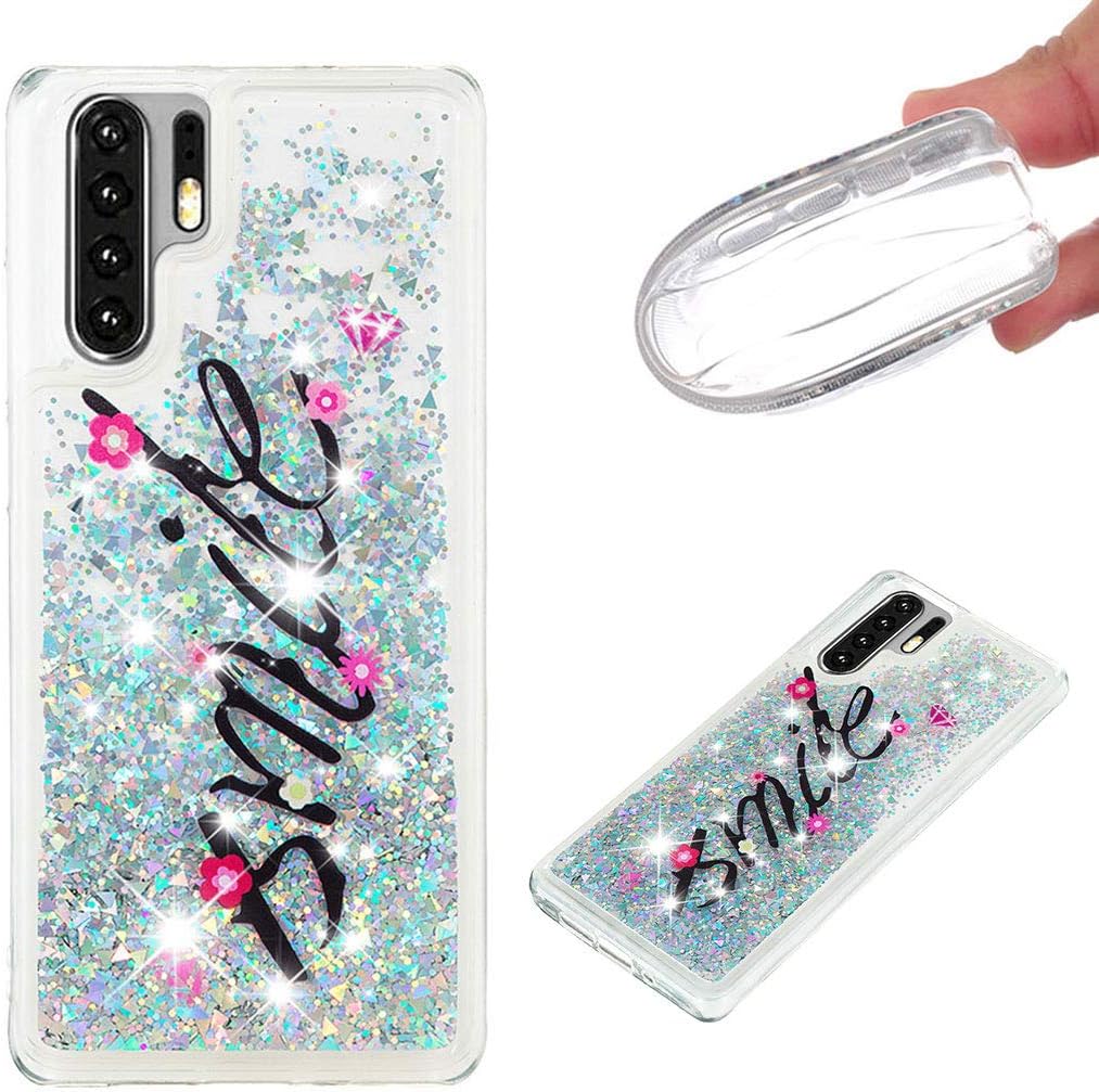 NikoStore for Huawei P30 Pro Glitter Case, Bling Cover Slim Quicksand Shell Anti-Dust Protective Sleeve for Huawei P30 Pro